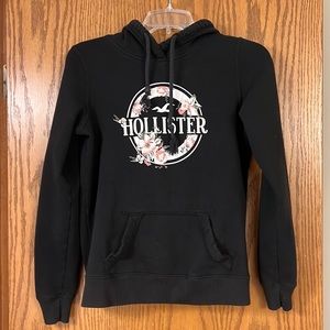 Women’s HOLLISTER Black Graphic Hoodie XS